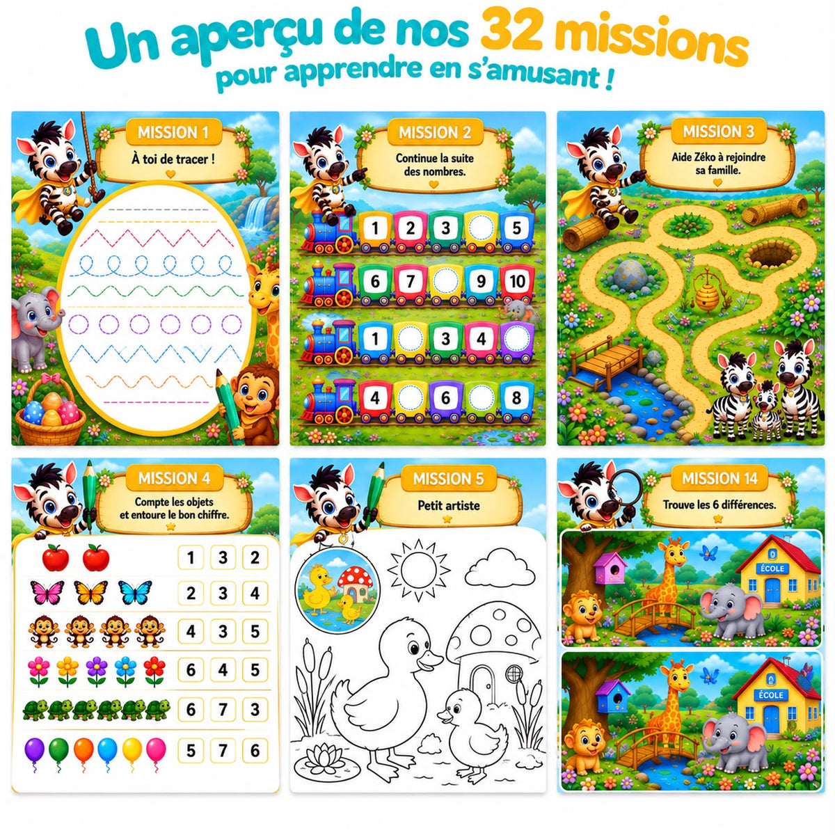 Les missions de Zeko 4–5 ans